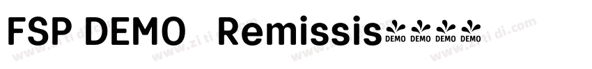 FSP DEMO   Remissis字体转换